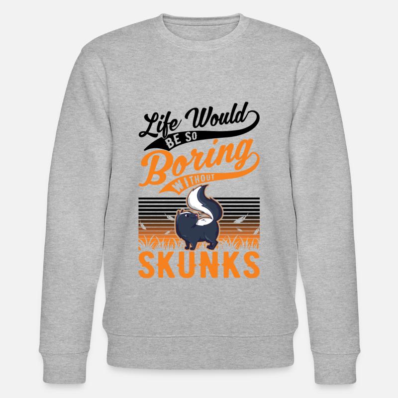 Cadeau Skunk - Sweat bio CHANGER Stanley/Stella Unisexe - gris chiné