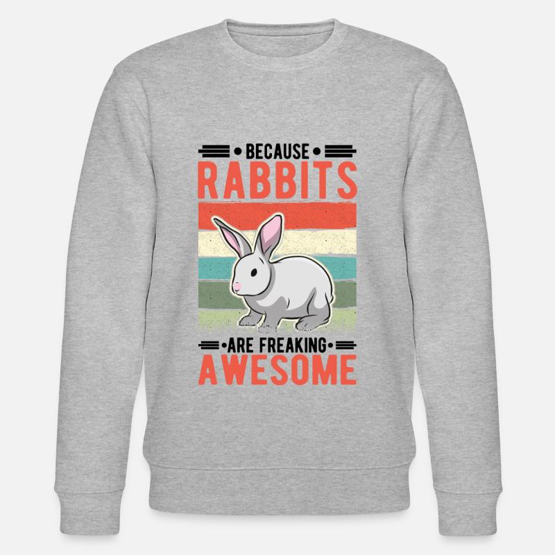 Lapin Cadeau Lapin Lapin Lapin - Sweat bio CHANGER Stanley/Stella Unisexe - gris chiné