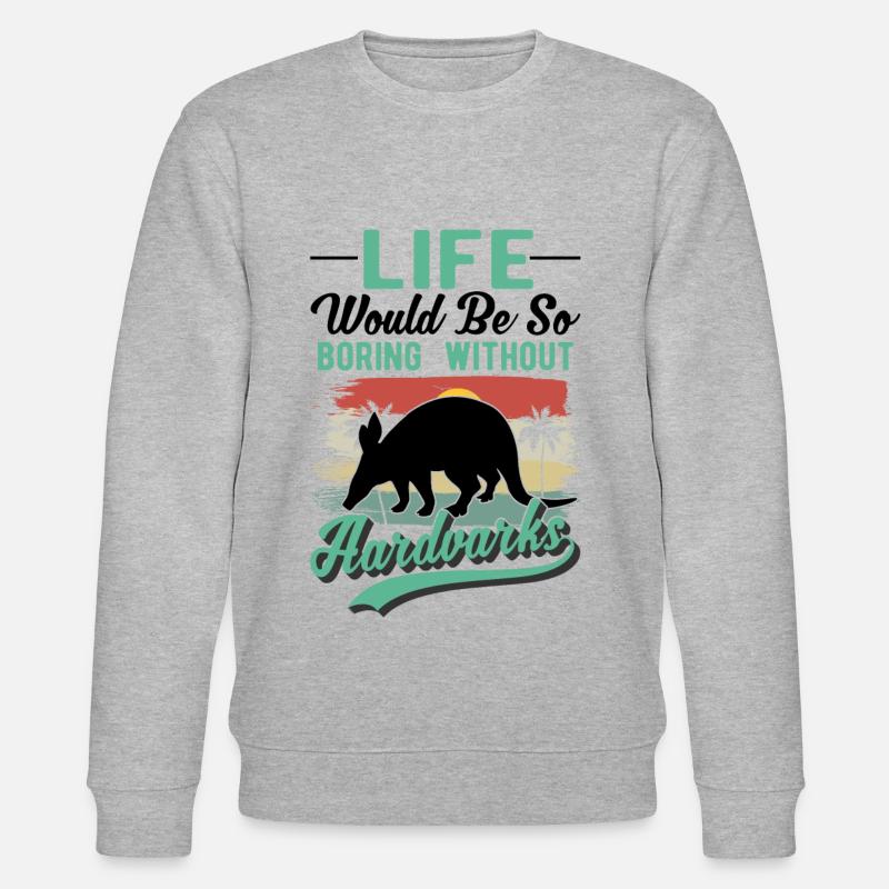 Aardvark Cadeau Aardvark - Sweat bio CHANGER Stanley/Stella Unisexe - gris chiné