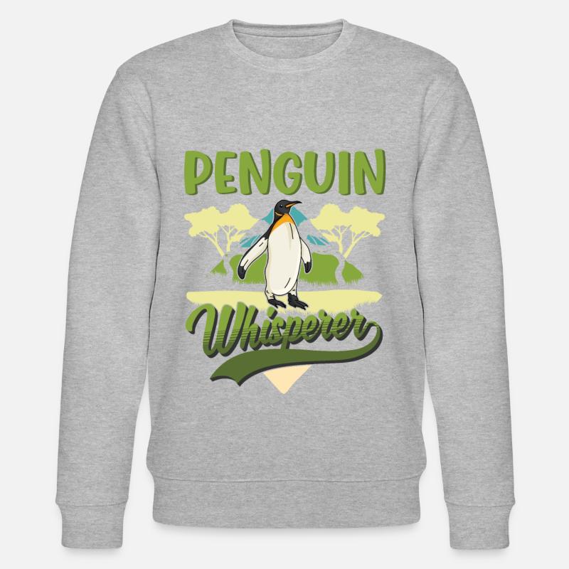 Pingouin Whisperer Pingouin - Sweat bio CHANGER Stanley/Stella Unisexe - gris chiné