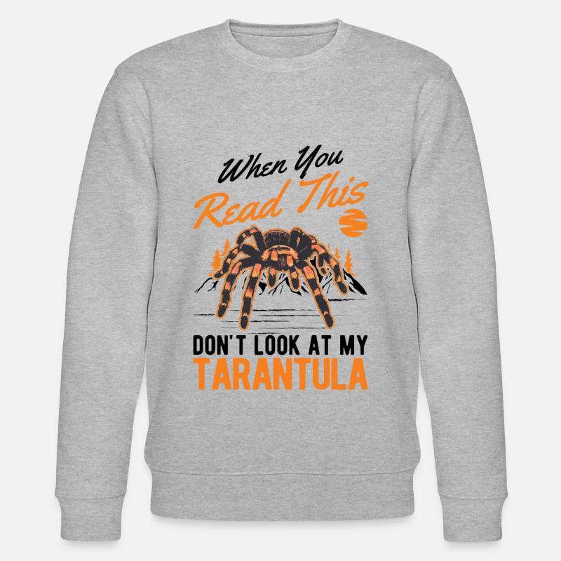 Tarentule Cadeau Araignée Tarentule - Sweat bio CHANGER Stanley/Stella Unisexe - gris chiné