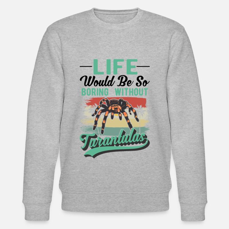 Tarentule cadeau araignée tarentule - Sweat bio CHANGER Stanley/Stella Unisexe - gris chiné