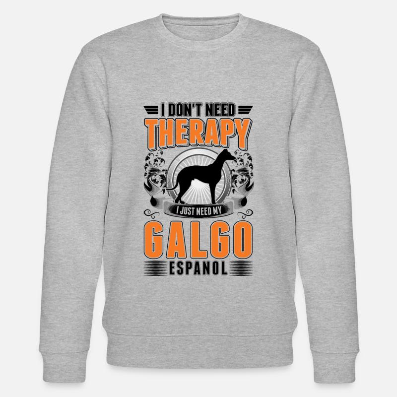 Galgo Español Therapy Lévrier espagnol - Sweat bio CHANGER Stanley/Stella Unisexe - gris chiné