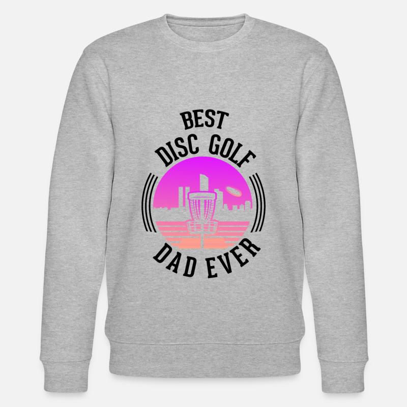 Discgolf Wurfscheibe Disc Golf - Stanley/Stella CHANGER Unisex Organic Sweatshirt - heather grey