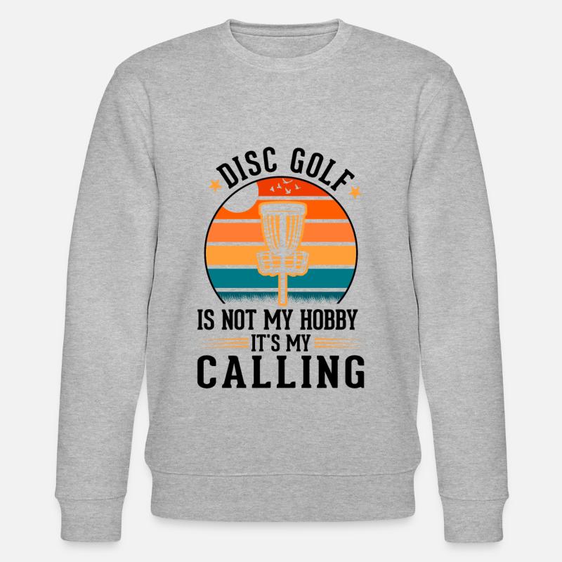 Discgolf Wurfscheibe Disc Golf - Stanley/Stella Unisex Bio-Sweatshirt CHANGER  - Grau meliert