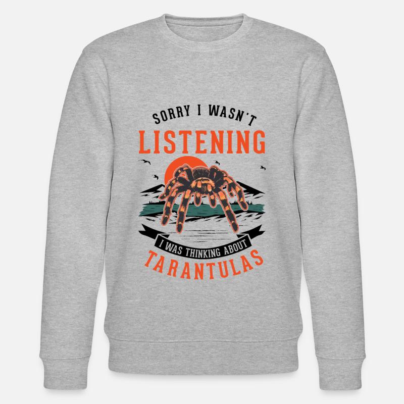 Tarentule cadeau araignée tarentule - Sweat bio CHANGER Stanley/Stella Unisexe - gris chiné