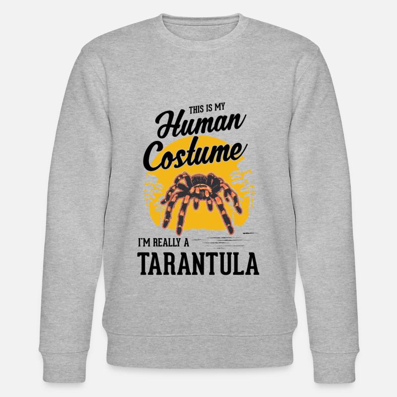 Tarentule Halloween Araignée Tarentule - Sweat bio CHANGER Stanley/Stella Unisexe - gris chiné