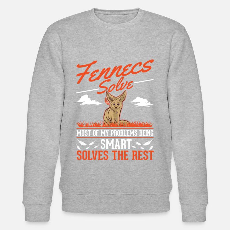 Fennek Geschenk Wüstenfuchs Fennec - Stanley/Stella Unisex Bio-Sweatshirt CHANGER  - undefined