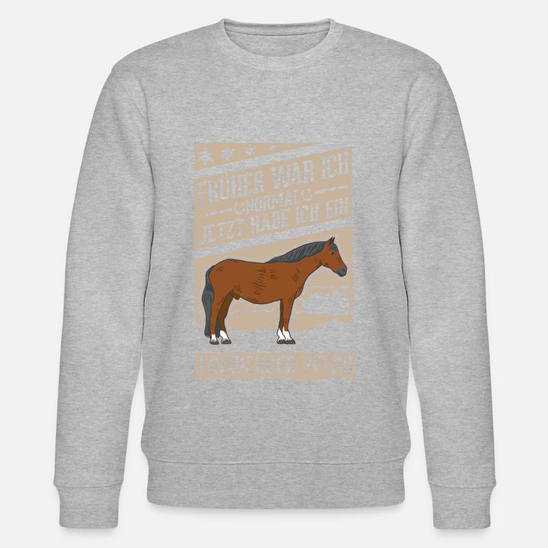 Freiberger Pferd Reiterin - Stanley/Stella Unisex Bio-Sweatshirt CHANGER  - undefined