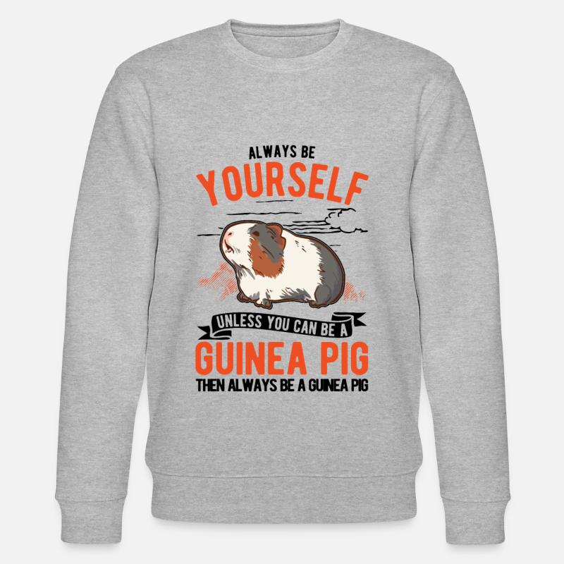 Cochon d’Inde cadeau cochon d’Inde - Sweat bio CHANGER Stanley/Stella Unisexe - gris chiné