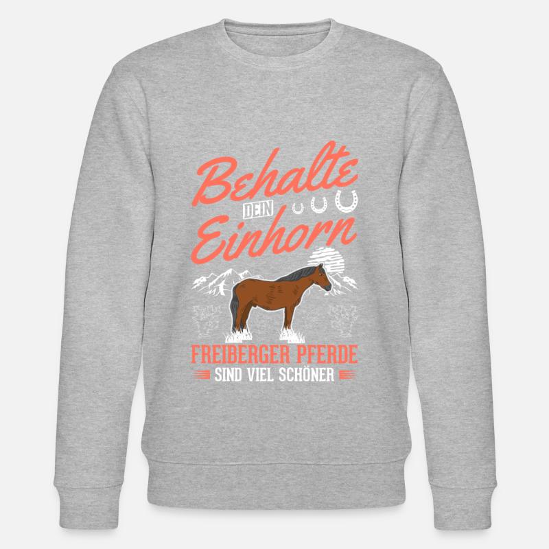 Freiberger Pferd Einhorn - Stanley/Stella Unisex Bio-Sweatshirt CHANGER  - undefined