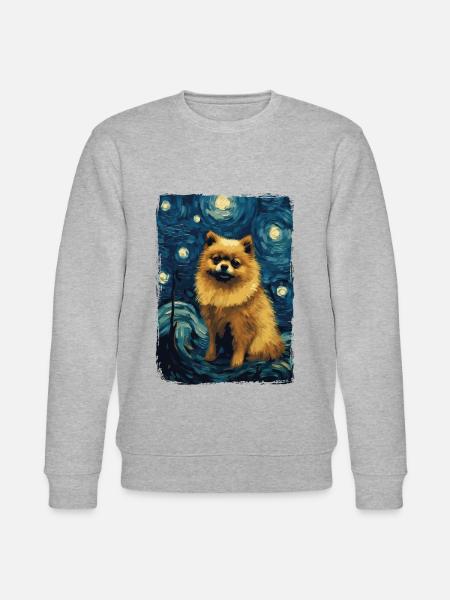 Zwergspitz Starry Night - Stanley/Stella Unisex Bio-Sweatshirt CHANGER  - 
