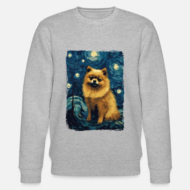 Zwergspitz Starry Night - Stanley/Stella Unisex Bio-Sweatshirt CHANGER  - undefined