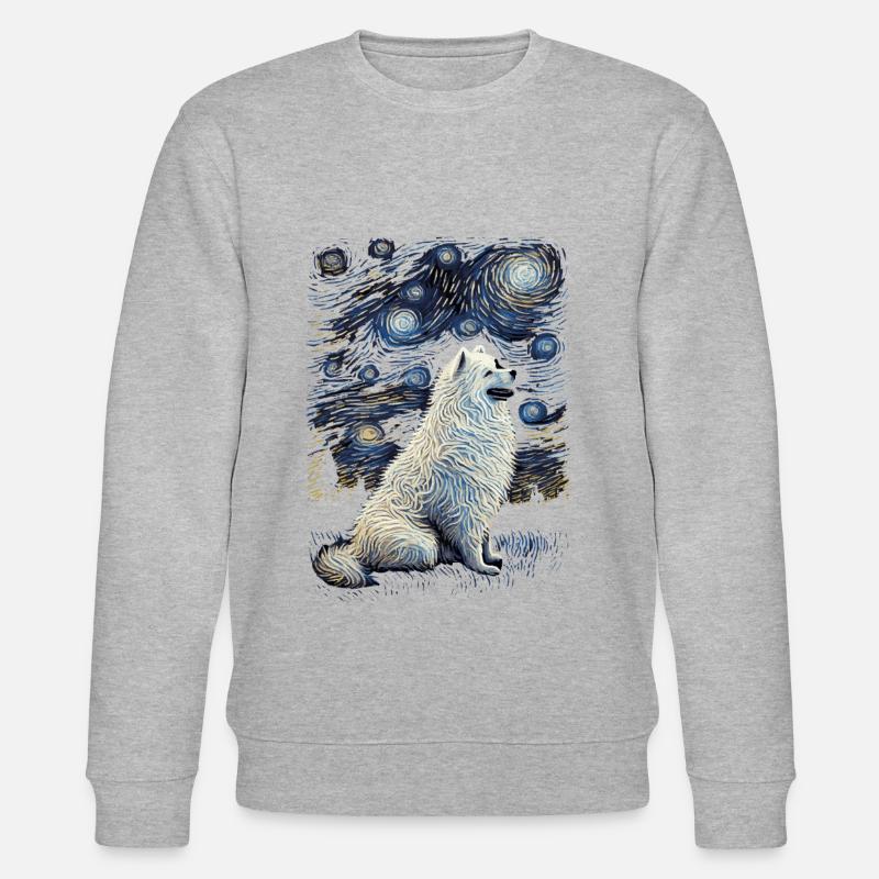 Samoyed Starry Night - Stanley/Stella Unisex Bio-Sweatshirt CHANGER  - undefined