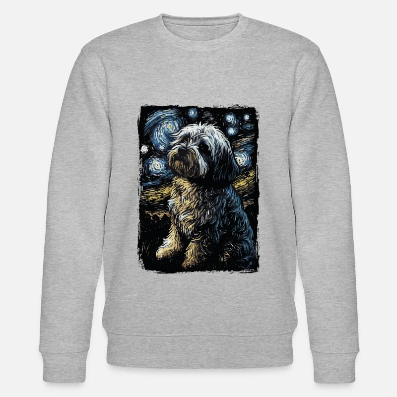 Nuit étoilée bichon havanais - Sweat bio CHANGER Stanley/Stella Unisexe - undefined