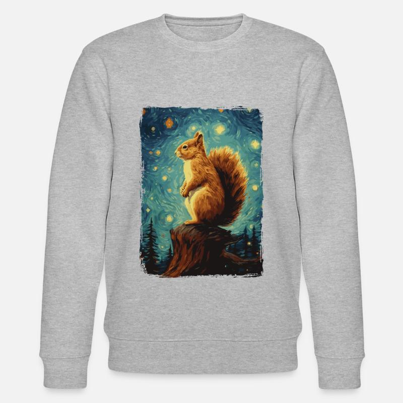 Écureuil Nuit étoilée - Sweat bio CHANGER Stanley/Stella Unisexe - undefined