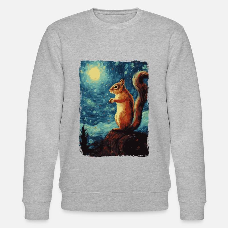 Écureuil Nuit étoilée - Sweat bio CHANGER Stanley/Stella Unisexe - undefined