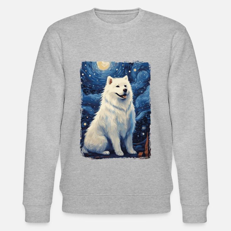 Samoyed Starry Night - Stanley/Stella Unisex Bio-Sweatshirt CHANGER  - undefined