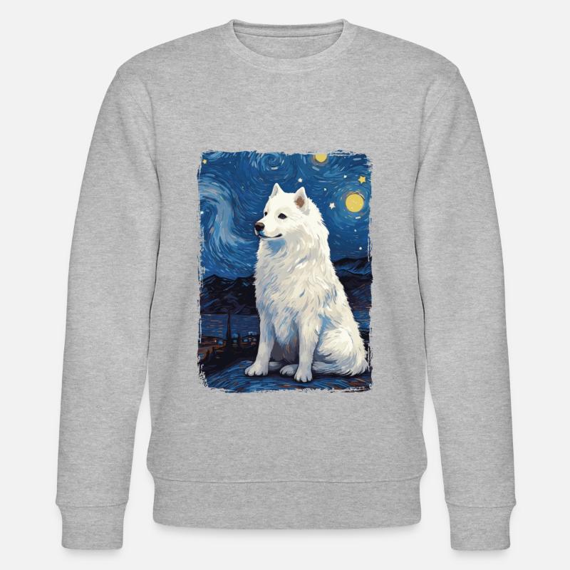 Samoyed Starry Night - Stanley/Stella Unisex Bio-Sweatshirt CHANGER  - undefined
