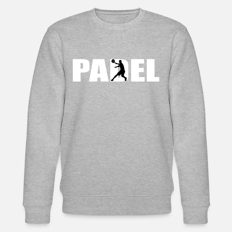 Padel | - Stanley/Stella Unisex Bio-Sweatshirt CHANGER  - Grau meliert