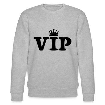 VIP - Stanley/Stella Unisex Bio-Sweatshirt CHANGER  - Grau meliert - Vorne - Nik (191cm) & Marisol (170cm)