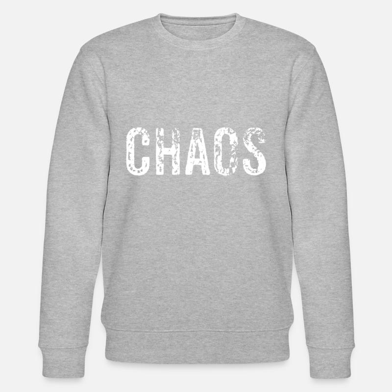 Chaos - Stanley/Stella Unisex Bio-Sweatshirt CHANGER  - Grau meliert