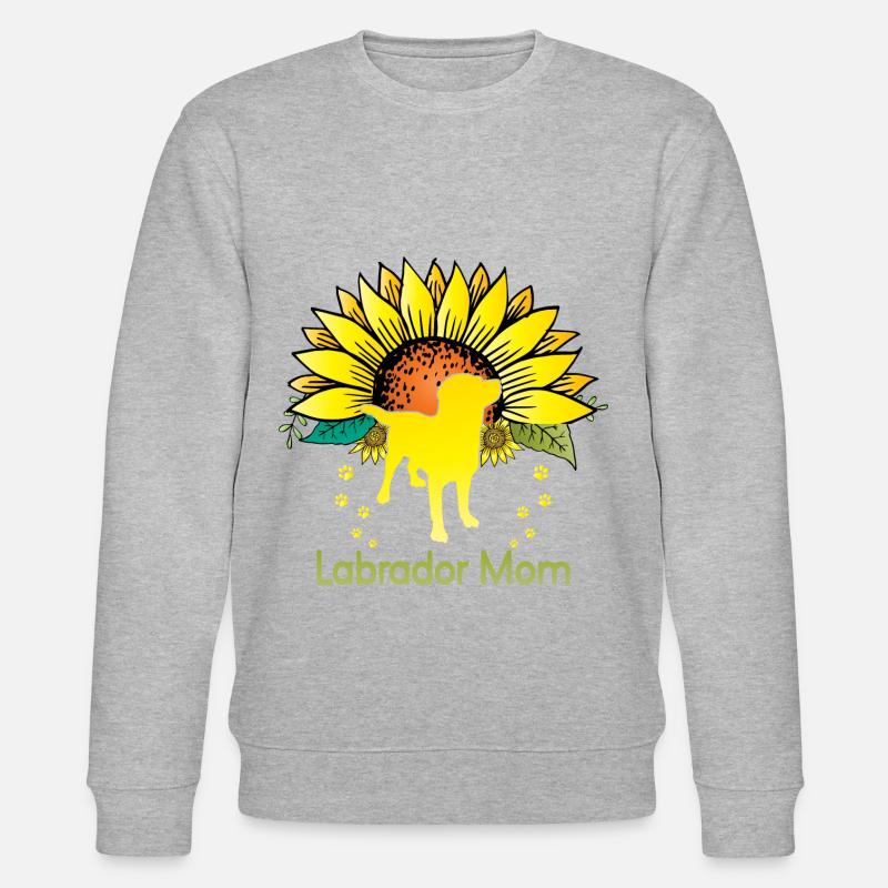 Drôle de maman Labrador - Sweat bio CHANGER Stanley/Stella Unisexe - gris chiné