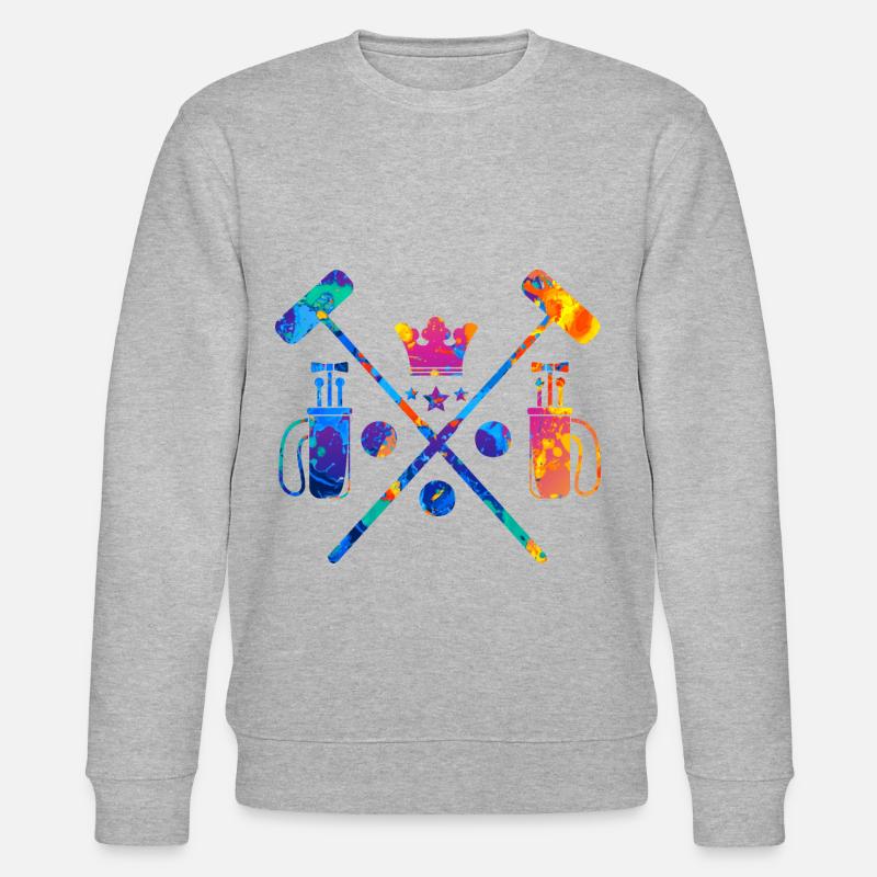 Krocket - Stanley/Stella Unisex Bio-Sweatshirt CHANGER  - Grau meliert
