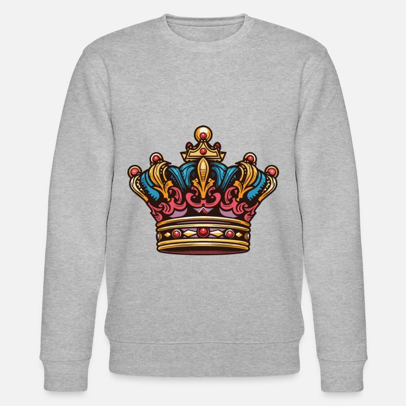 Majesté Couronne Couronne - Sweat bio CHANGER Stanley/Stella Unisexe - gris chiné
