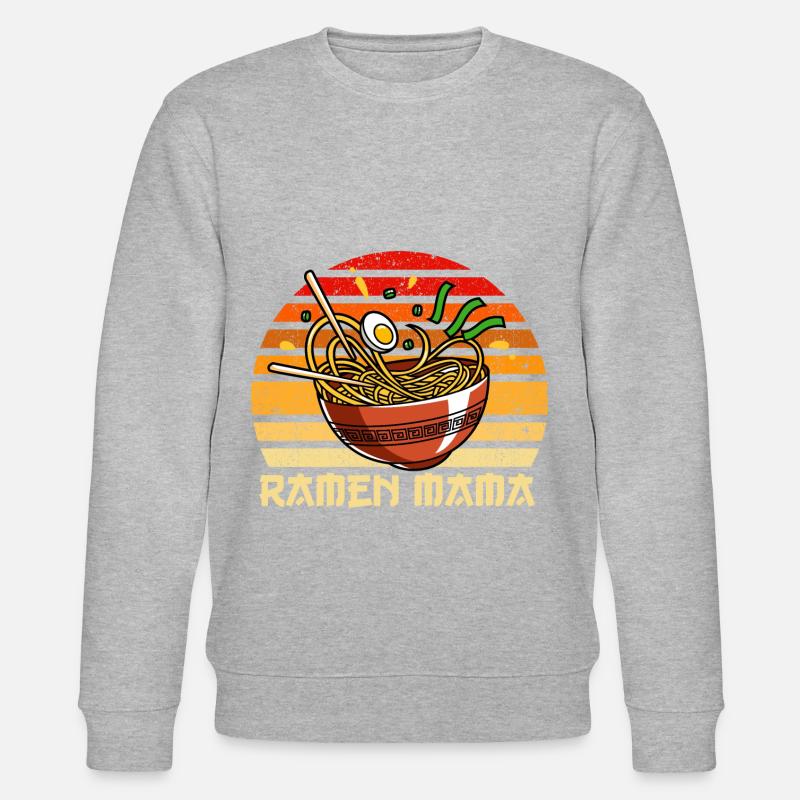 Ramen Mama - Stanley/Stella Unisex Bio-Sweatshirt CHANGER  - Grau meliert