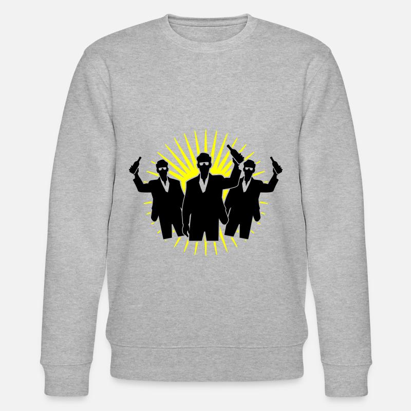 Ivre Party Booze Silhouette - Sweat bio CHANGER Stanley/Stella Unisexe - gris chiné