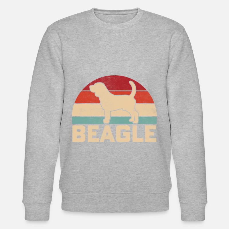 Beagle Rétro - Sweat bio CHANGER Stanley/Stella Unisexe - gris chiné