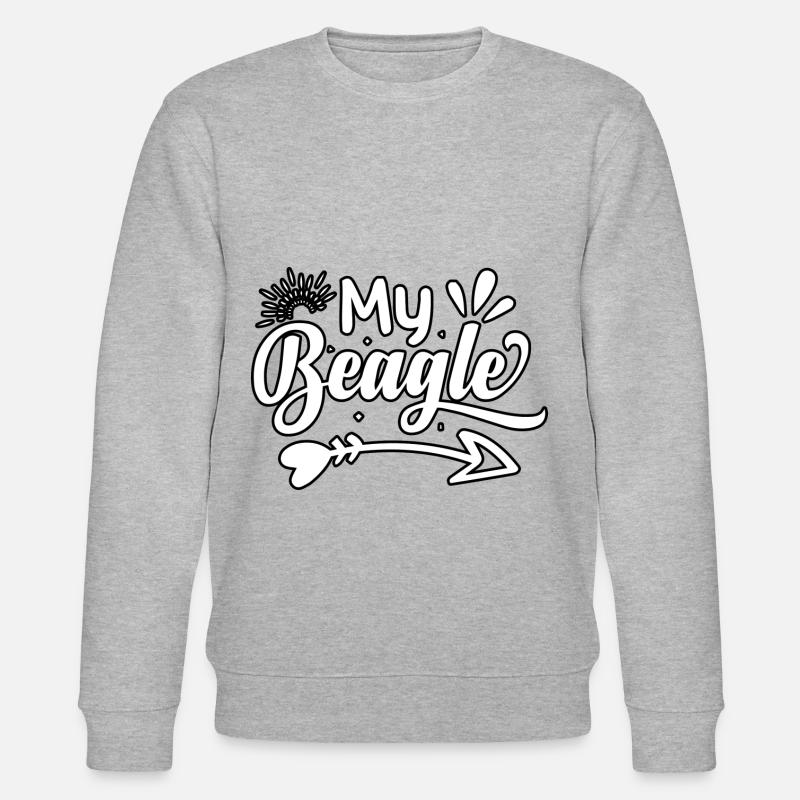 Mon Beagle - Sweat bio CHANGER Stanley/Stella Unisexe - gris chiné