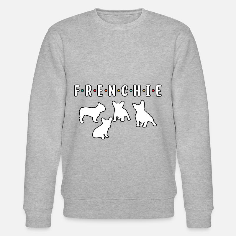 Frenchie - Stanley/Stella Unisex Bio-Sweatshirt CHANGER  - Grau meliert