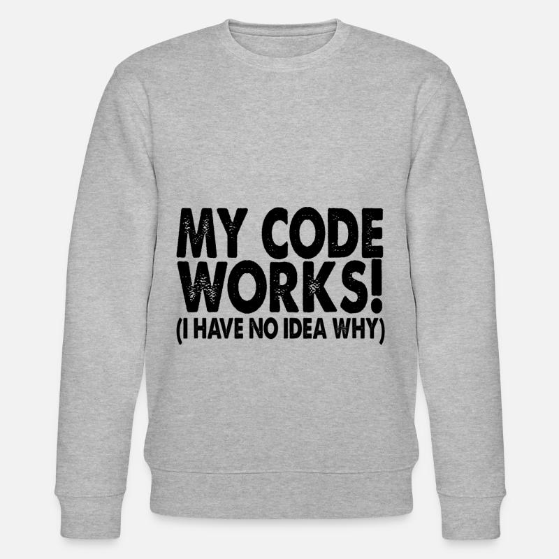 Coder - Stanley/Stella CHANGER Unisex Organic Sweatshirt - heather grey