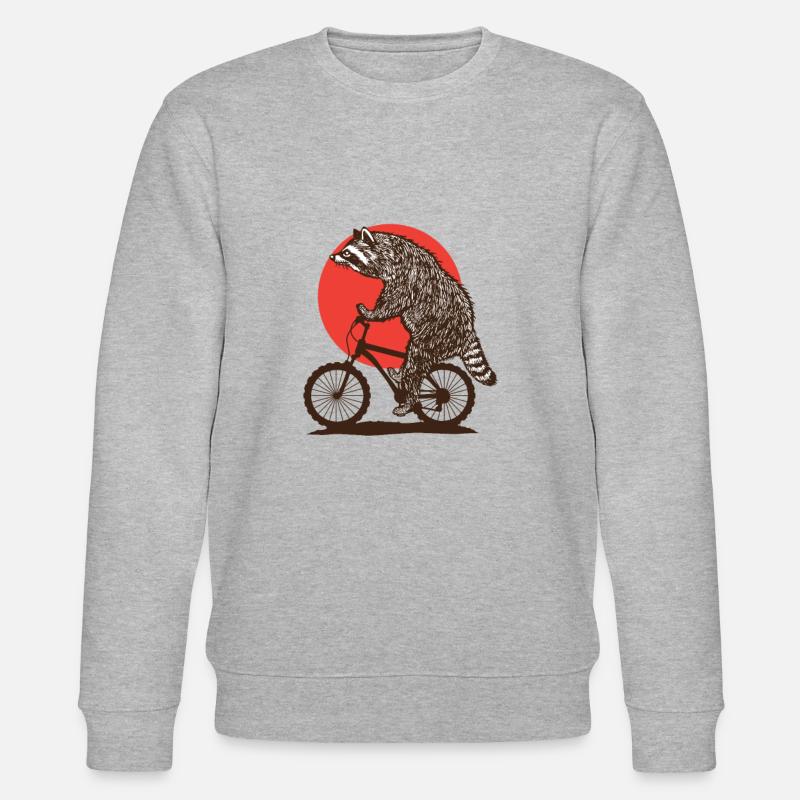 Waschbär MTB - Stanley/Stella Unisex Bio-Sweatshirt CHANGER  - Grau meliert