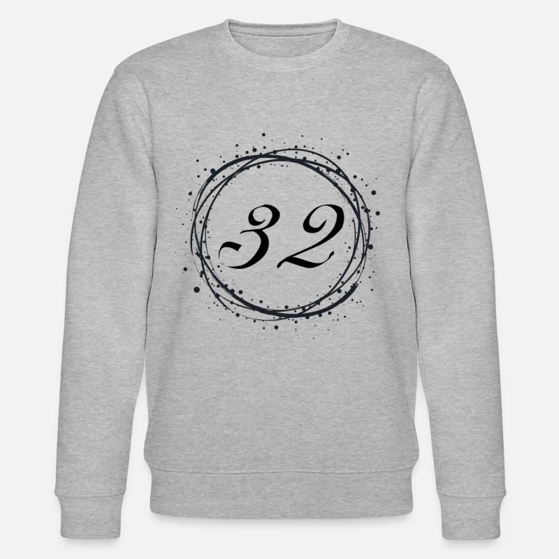 32 - Stanley/Stella Unisex Bio-Sweatshirt CHANGER  - Grau meliert