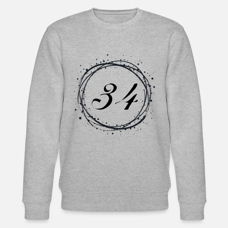 34 - Stanley/Stella Unisex Bio-Sweatshirt CHANGER  - Grau meliert