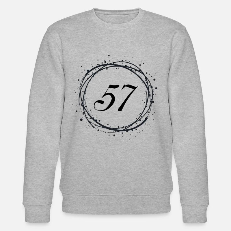 57 - Stanley/Stella Unisex Bio-Sweatshirt CHANGER  - Grau meliert