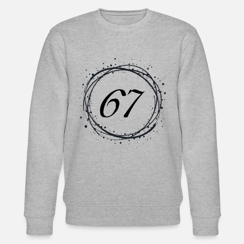 67 - Stanley/Stella Unisex Bio-Sweatshirt CHANGER  - Grau meliert
