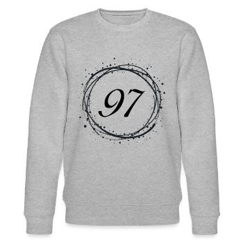 97 - Stanley/Stella CHANGER Unisex Organic Sweatshirt - heather grey - Front - Nik (191cm) & Marisol (170cm)