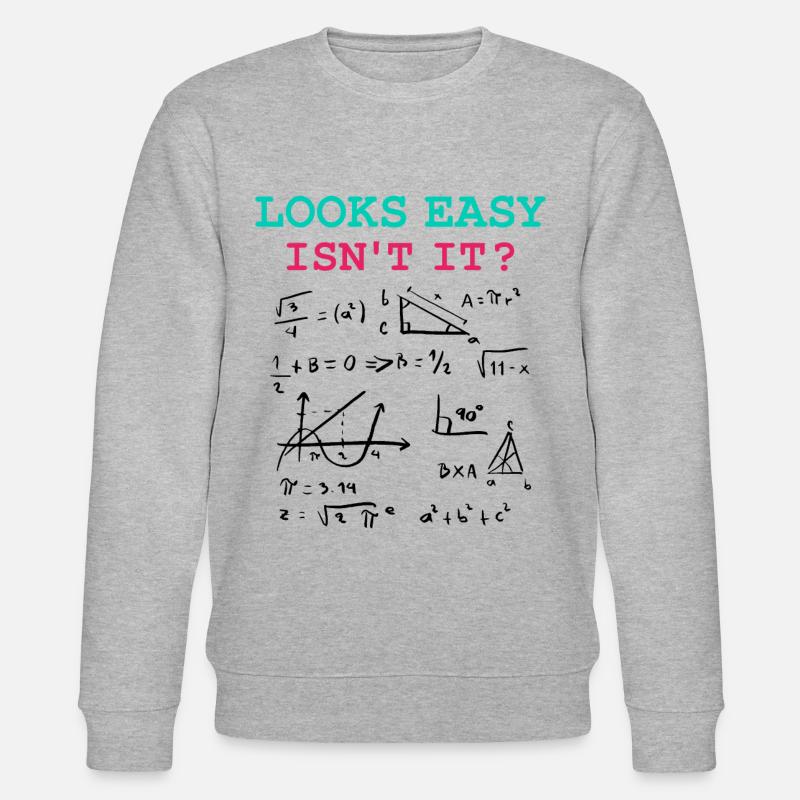 Looks easy isn t it - Stanley/Stella Unisex Bio-Sweatshirt CHANGER  - Grau meliert