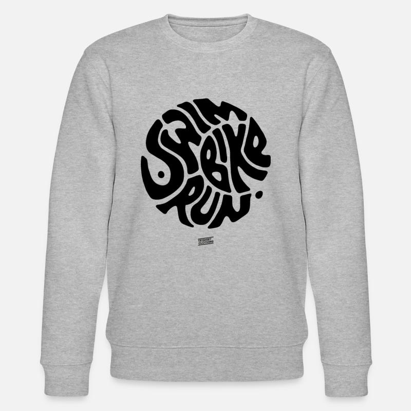 Cycle de vie Triathlon - Sweat bio CHANGER Stanley/Stella Unisexe - gris chiné
