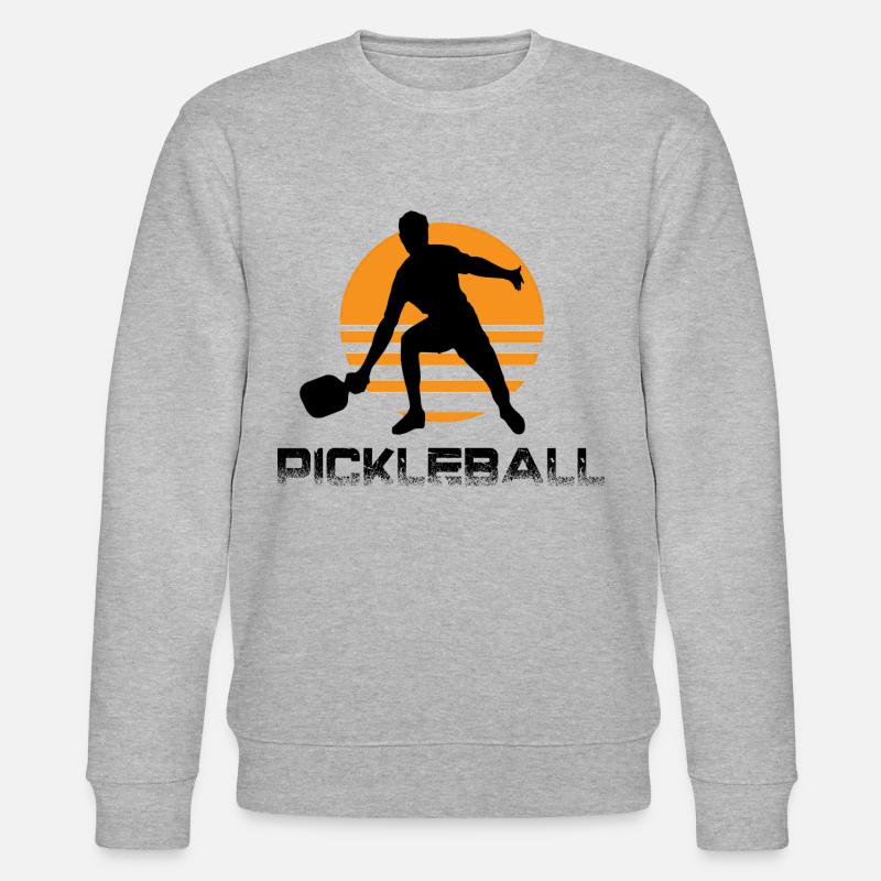 Pickleball - Stanley/Stella Unisex Bio-Sweatshirt CHANGER  - Grau meliert