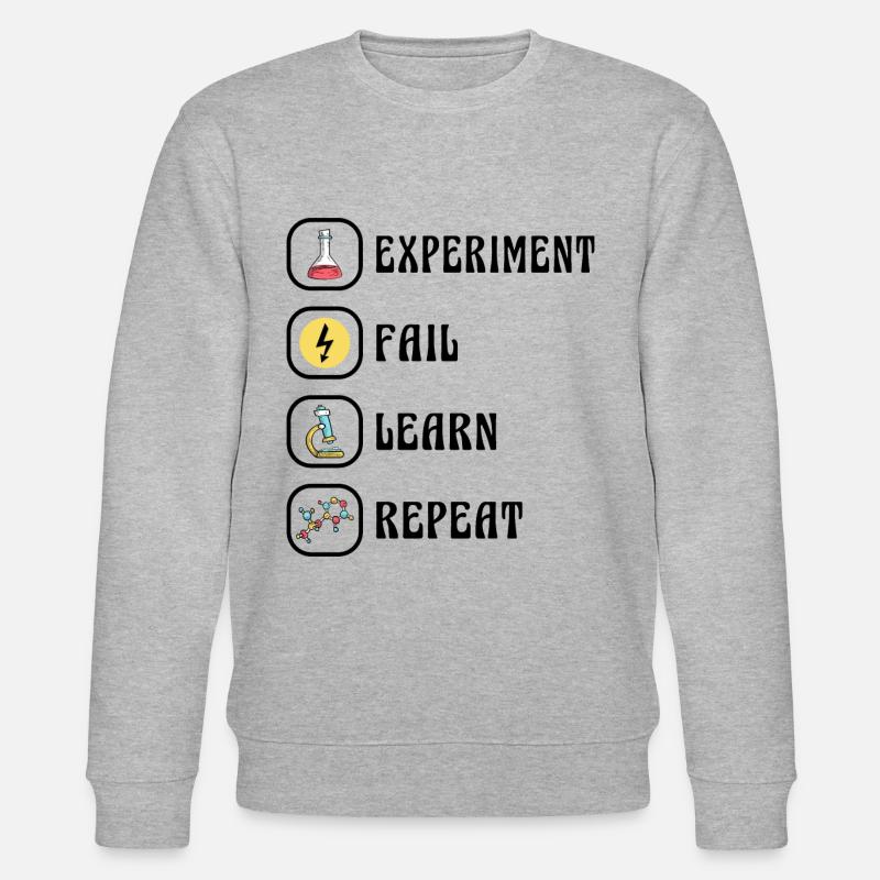 Science, Physique, Chimie, Expérience - Sweat bio CHANGER Stanley/Stella Unisexe - gris chiné