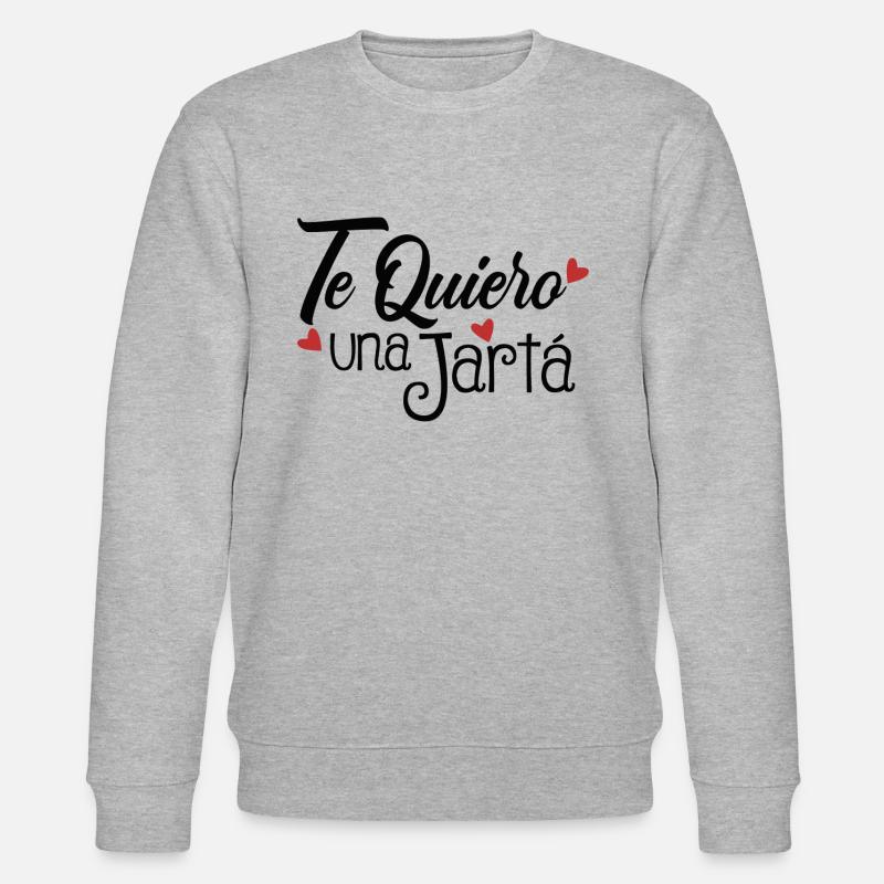 Je t’aime un Jarta - Sweat bio CHANGER Stanley/Stella Unisexe - gris chiné