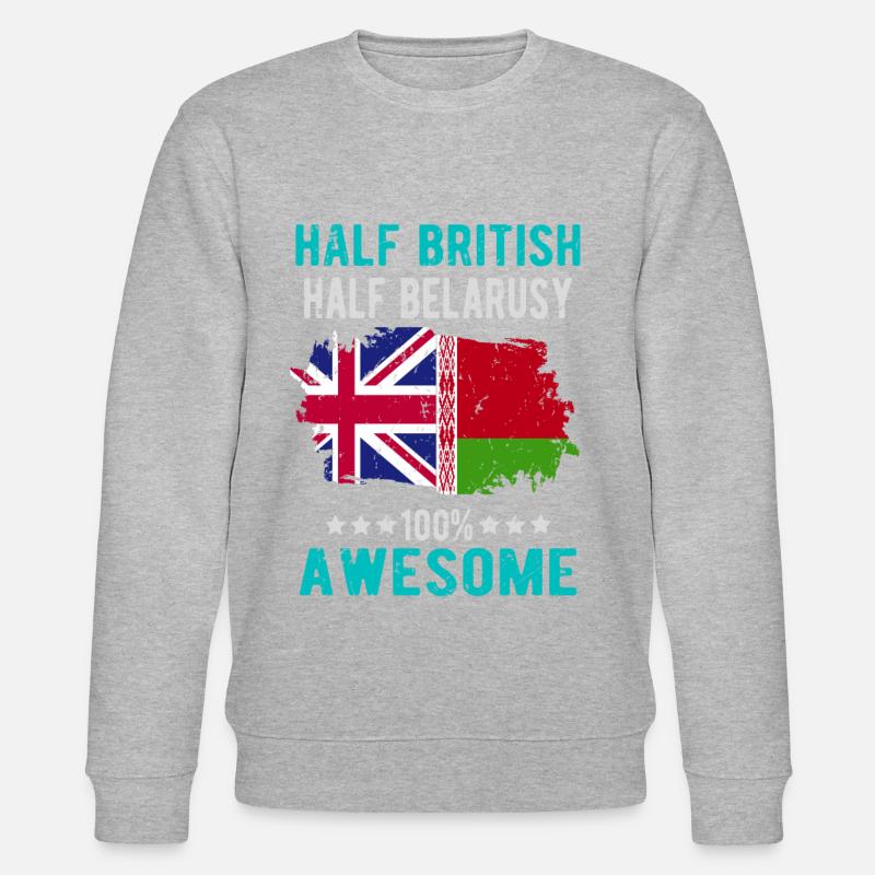 Halb Brite Halb Belarusse - Stanley/Stella Unisex Bio-Sweatshirt CHANGER  - undefined