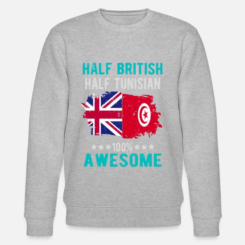 Half British Half Tunisian - Stanley/Stella CHANGER Unisex Organic Sweatshirt - undefined
