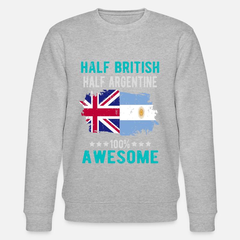 Halb Brite Halb Argentiner - Stanley/Stella Unisex Bio-Sweatshirt CHANGER  - undefined