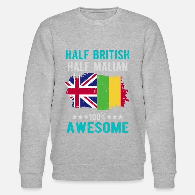 Halb Brite Halb Malier - Stanley/Stella Unisex Bio-Sweatshirt CHANGER  - undefined